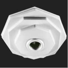 Plafonier 910 PVC branco com soquete E27 em porcelana - Cód: 3017 - Marca: Pavilonis